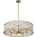 Horsmore 8 Light 29.5 inch Legacy Brass Pendant Ceiling Light