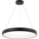 Maverick LED 24 inch Matte Black Pendant Ceiling Light