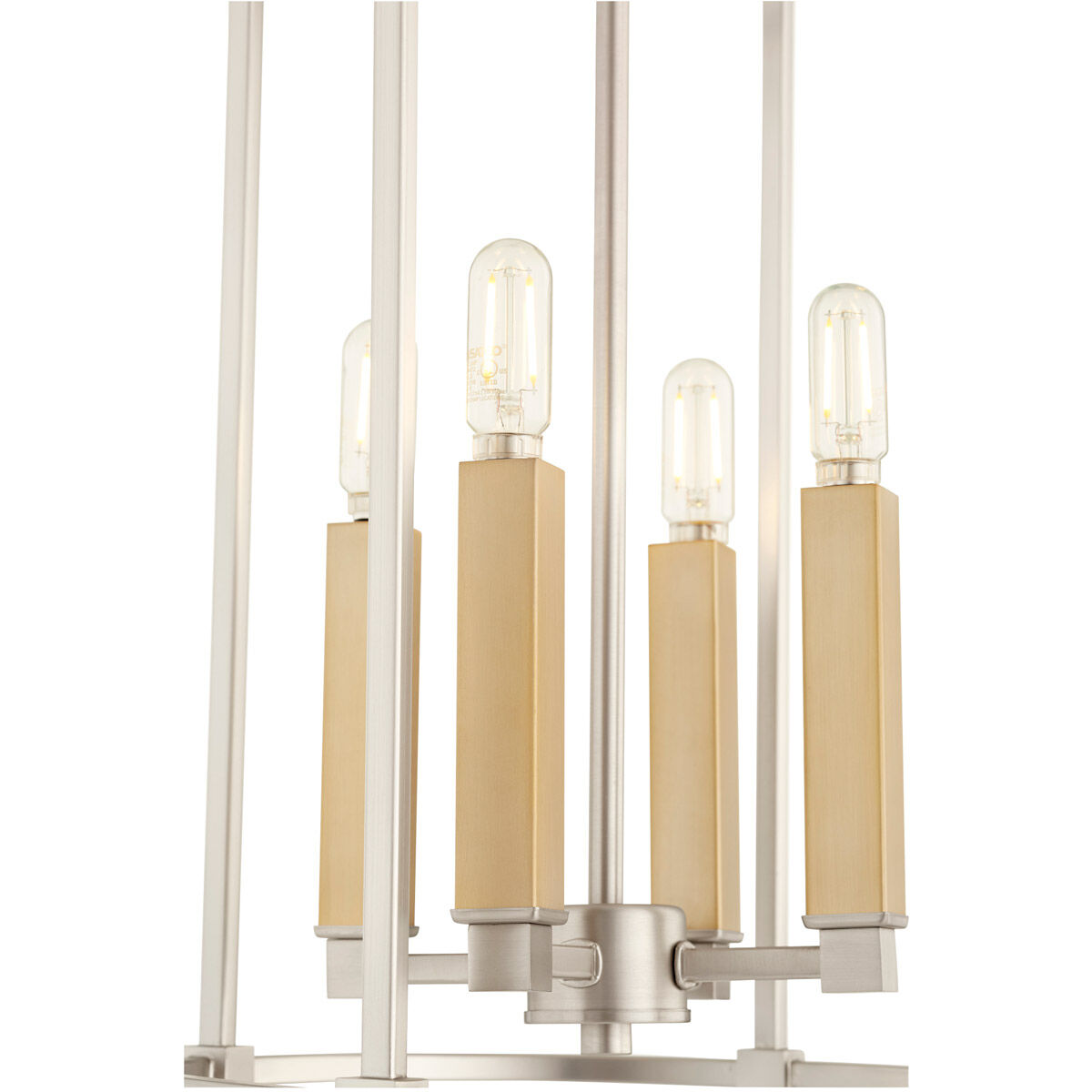 Olympus 4 Light 11.75 inch Satin Nickel Entry Ceiling Light