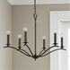 Jaymes 6 Light 30 inch Old Bronze Chandelier Ceiling Light