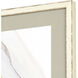 Abstract Yellow and Neutral and White and Gray Framed Art