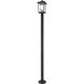 Beacon 2 Light 83 inch Black Outdoor Post Mounted Fixture in 17.75