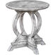 Maiva 26 X 24 inch Aged White Accent Table