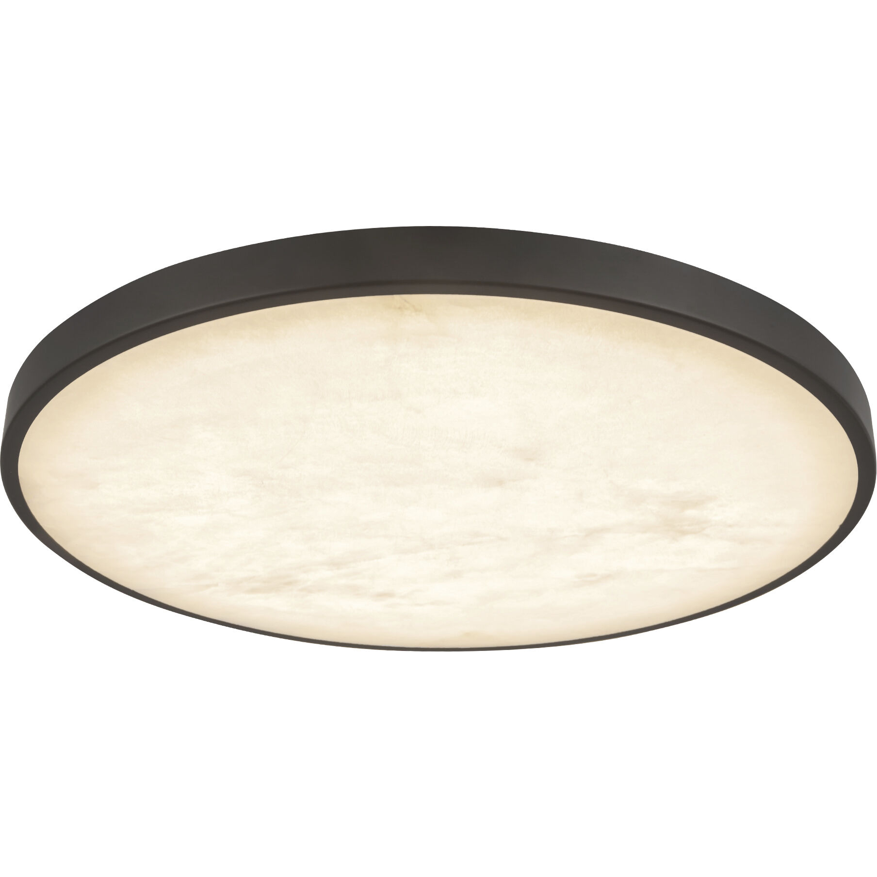 Alora Mood Evelyn 15.13 inch Matte Black and Alabaster Flush Mount Ceiling Light