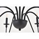 Rohan 8 Light 42 inch Matte Black Chandelier Ceiling Light
