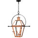 Rue De Royal 2 Light 21.25 inch Aged Copper Pendant Ceiling Light