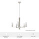 Gatz 5 Light 24 inch Brushed Nickel Chandelier Ceiling Light