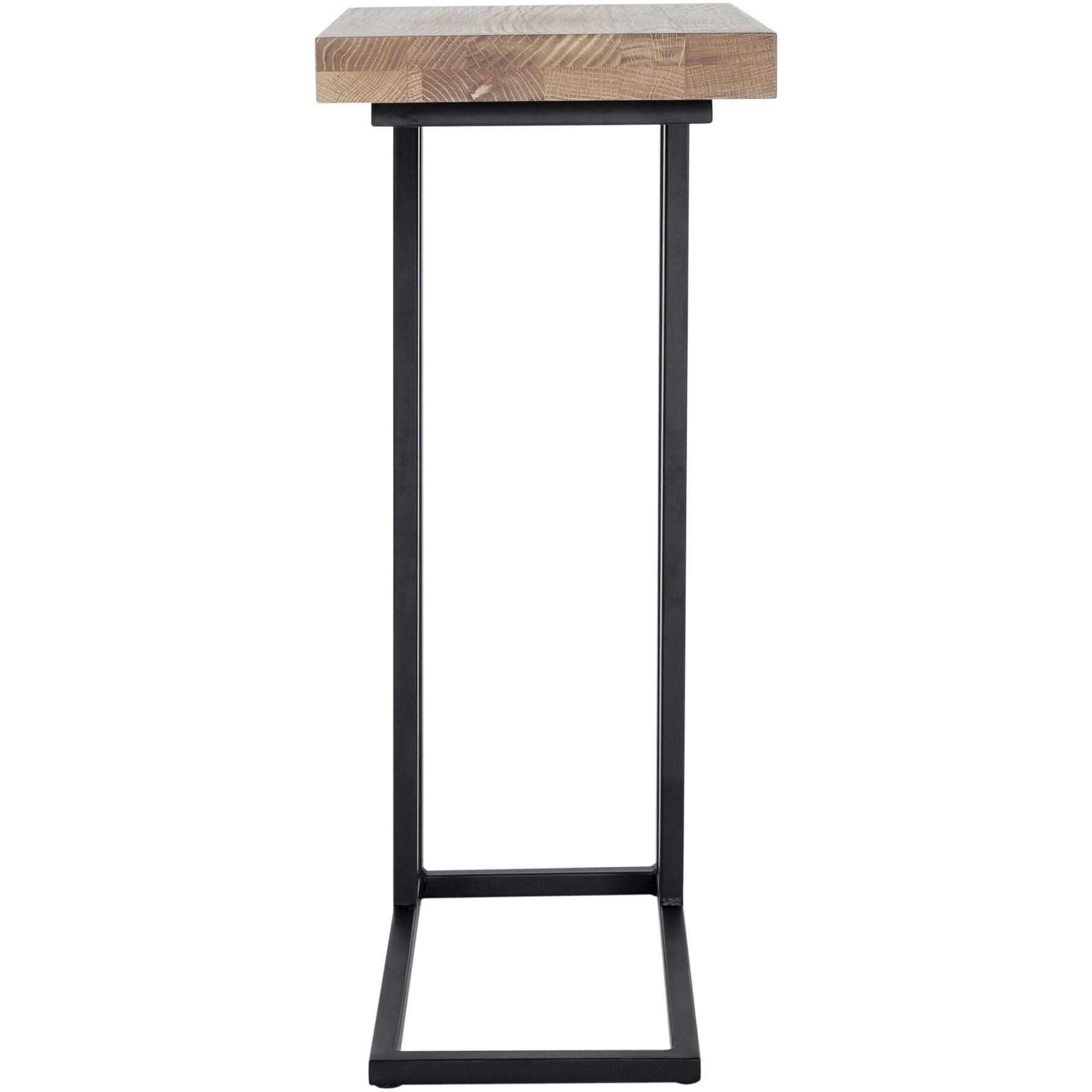 Mila 24 X 16 inch Natural C Shape Side Table