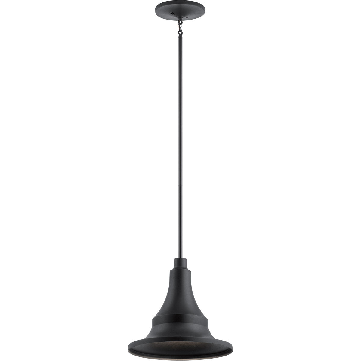 Hampshire 1 Light 16 inch Textured Black Outdoor Hanging Pendant