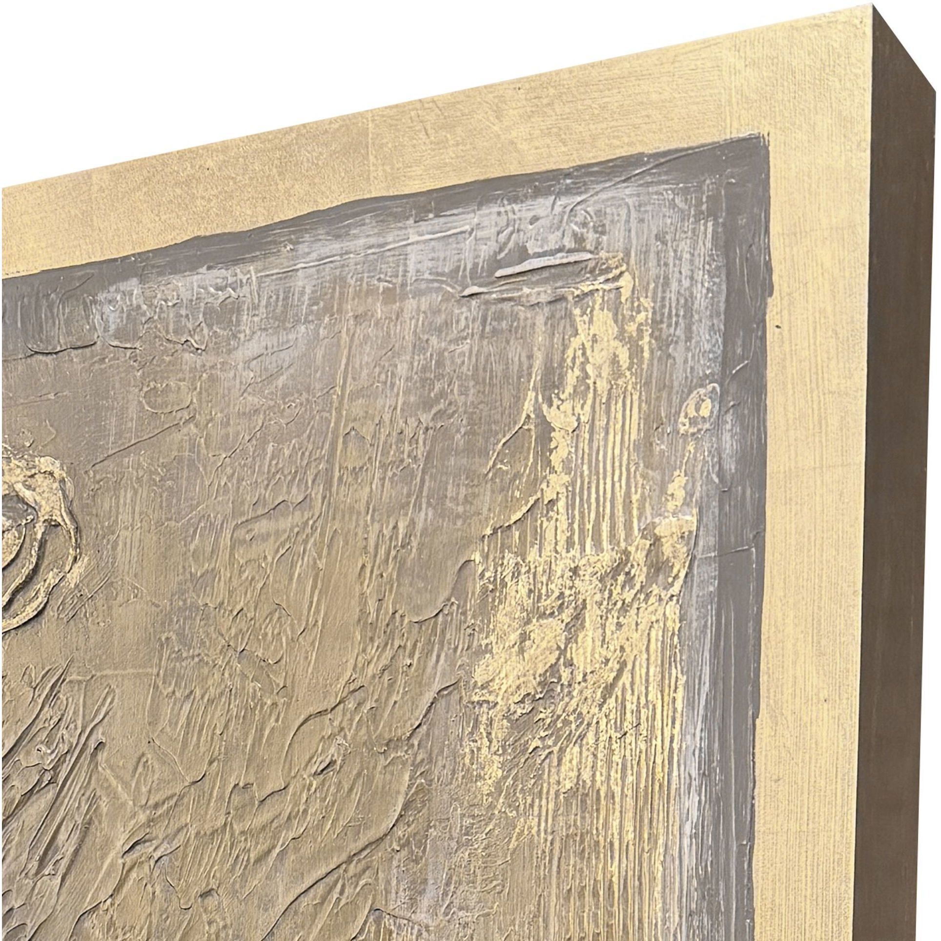 Metallica Beige and Metallic and Pink Wall Sculpture, The Studio