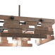Cuyahoga Mill 5 Light 23.5 inch Anvil Iron Pendant Ceiling Light
