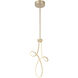 Astor LED 12 inch Soft Gold Mini Pendant Ceiling Light