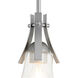 Aspen 1 Light 6.25 inch Classic Nickel Pendant Ceiling Light
