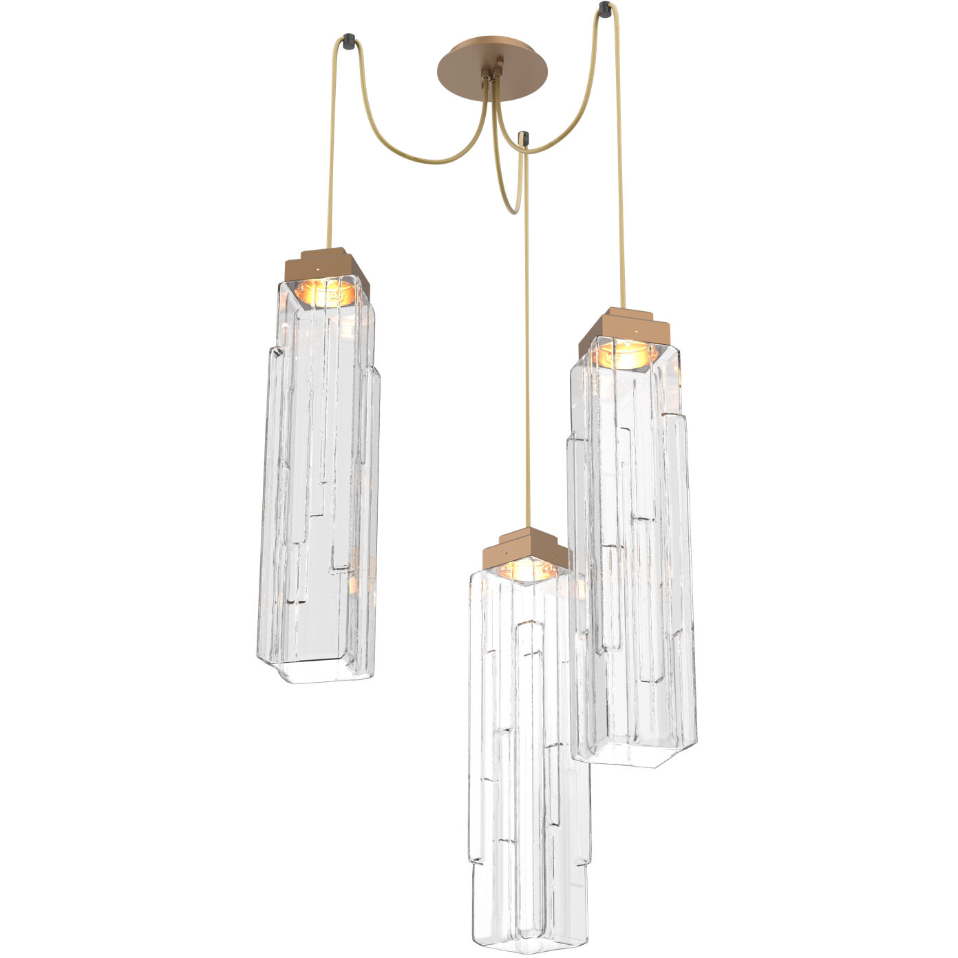 Ledgestone 3 Light 13.50 inch Pendant