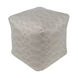 Crissy 18 inch Off-White Pouf