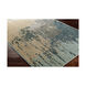 Serene 35 X 22 inch Neutral and Brown Area Rug, Polyester and Polypropylene 