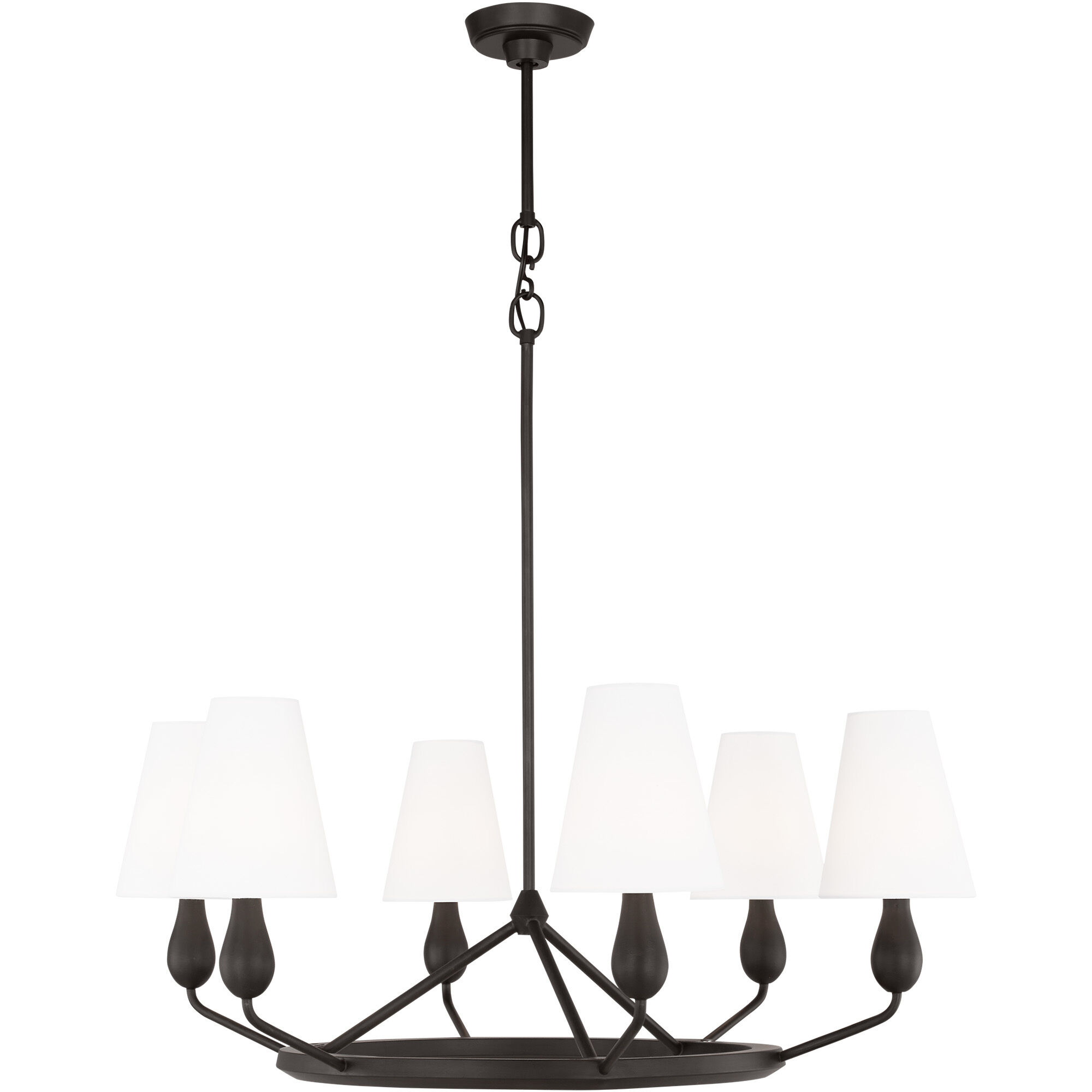 TOB by Thomas O'Brien Ziba 6 Light 32.00 inch Chandelier