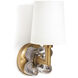 Bella Wall Sconce Wall Light in Natural Brass