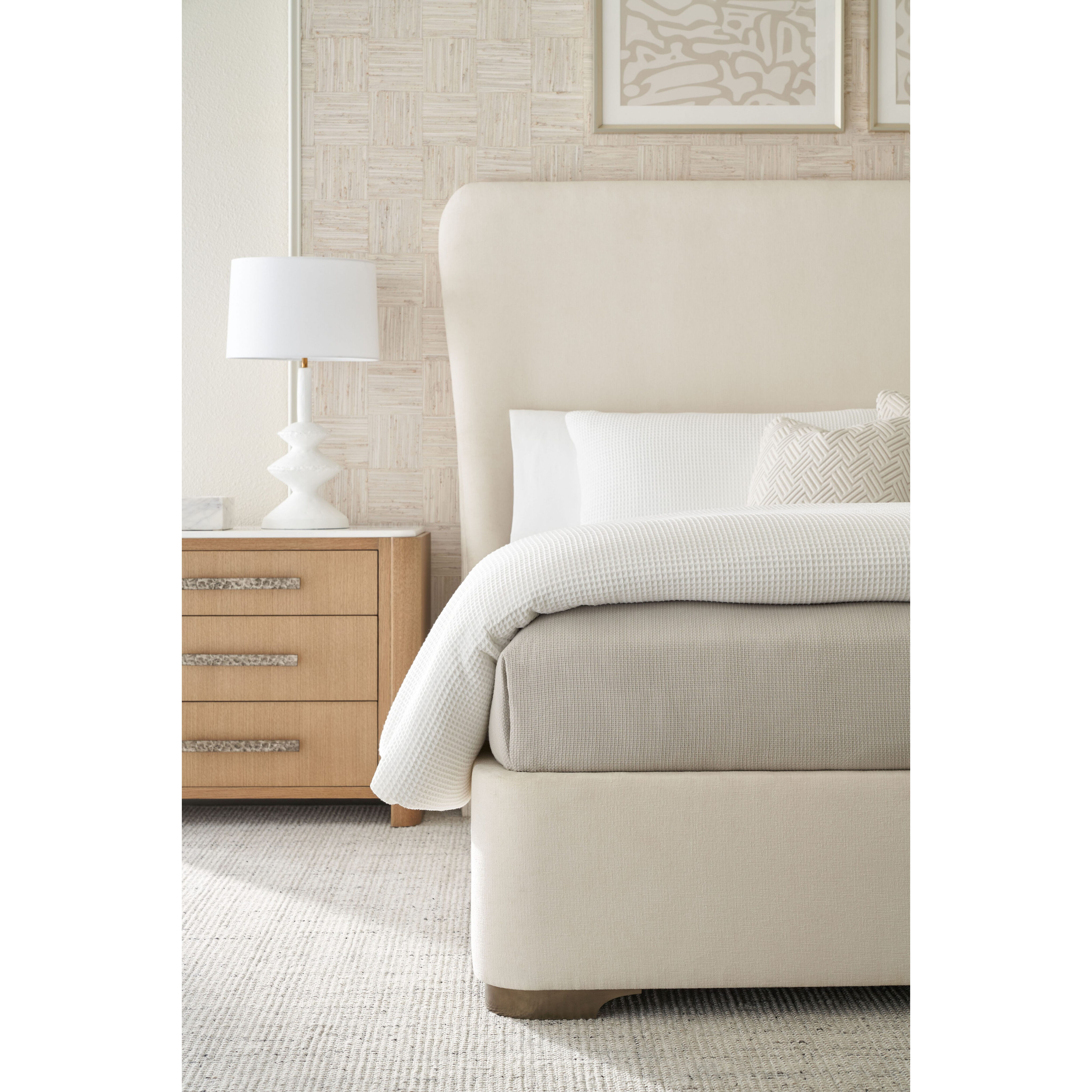 Essence Mayfair US King Bed, Wooden, Upholstered