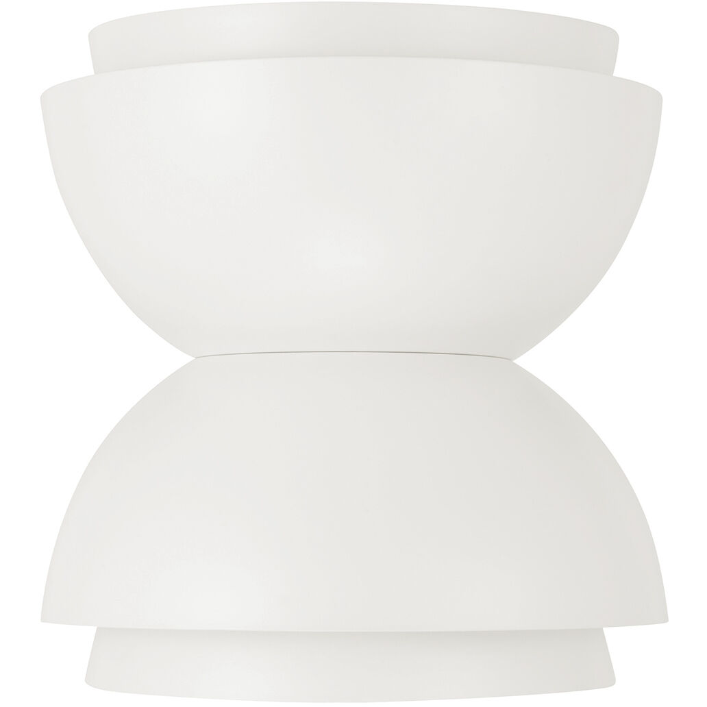 Jensen 2 Light 12 inch Matte White Sconce Wall Light