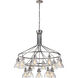 State House 15 Light 42.13 inch Polished Nickel Chandelier Ceiling Light