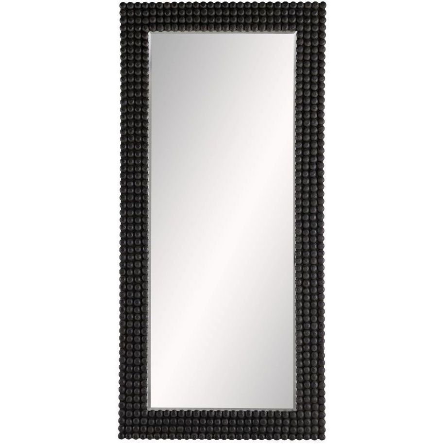 Paxton 81 X 38 inch Black Stained Floor Mirror
