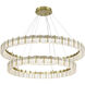 Sevryn LED 44.5 inch Soft Brass Chandelier Ceiling Light
