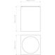 Kos LED 4.72 inch Matte Concrete Coastal Downlight