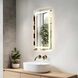 Riven 36 X 18 inch White LED Mirror