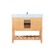 Clement 42 X 22 X 34.13 inch Natural Wood Bathroom Vanity Cabinet