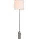 Ines 59.5 inch 40 watt Concrete Gray Floor Lamp Portable Light