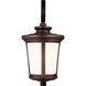Eddington 1 Light 19.88 inch Antique Bronze Outdoor Wall Lantern, Large