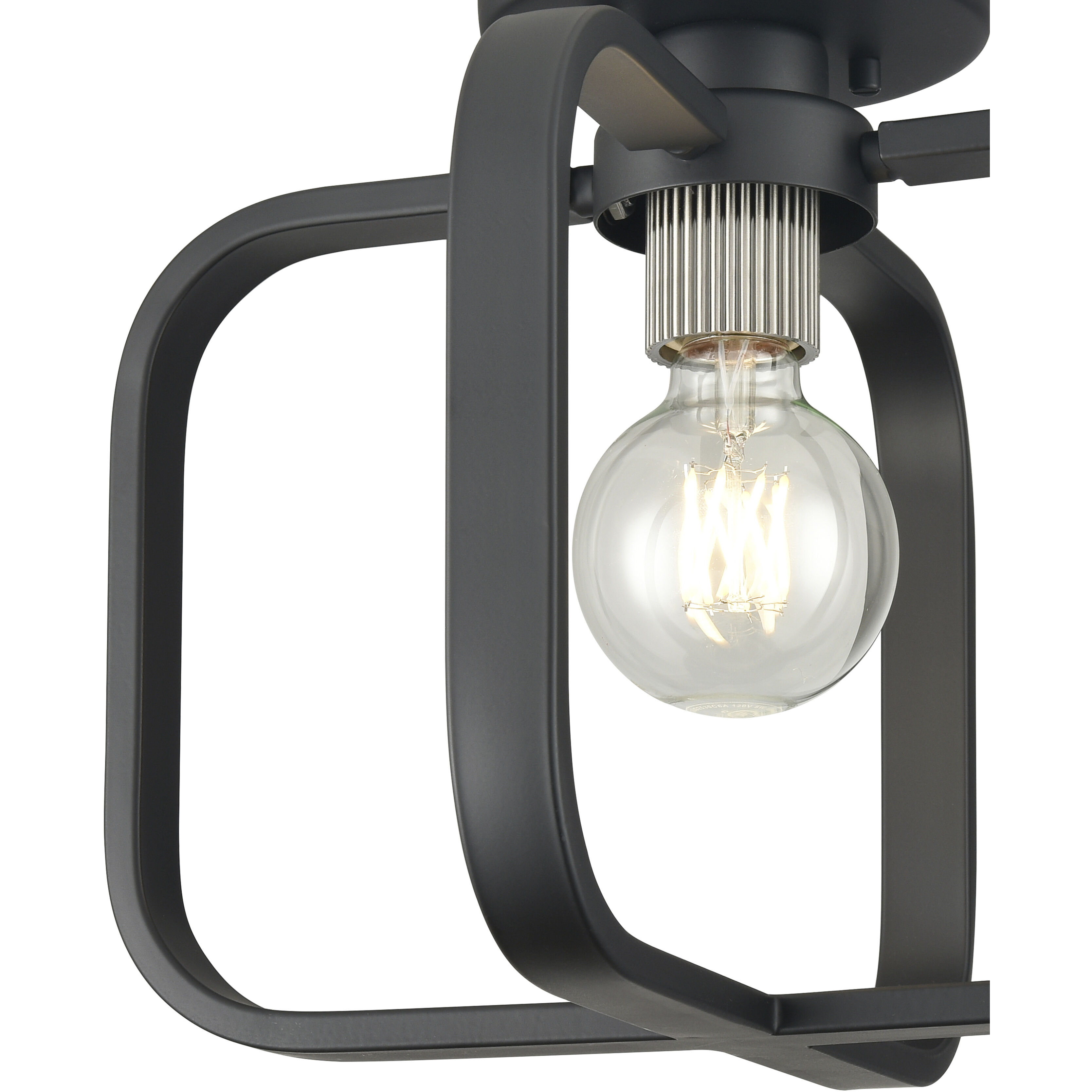 Flushmounts 1 Light 13 inch Black Flush Mount Ceiling Light