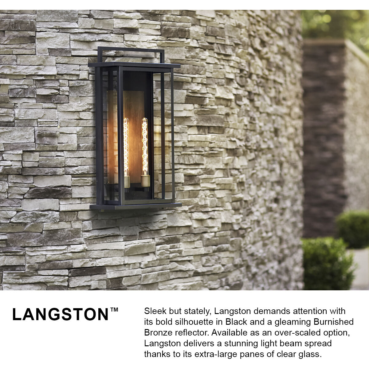 Langston Outdoor Wall Mount Lantern