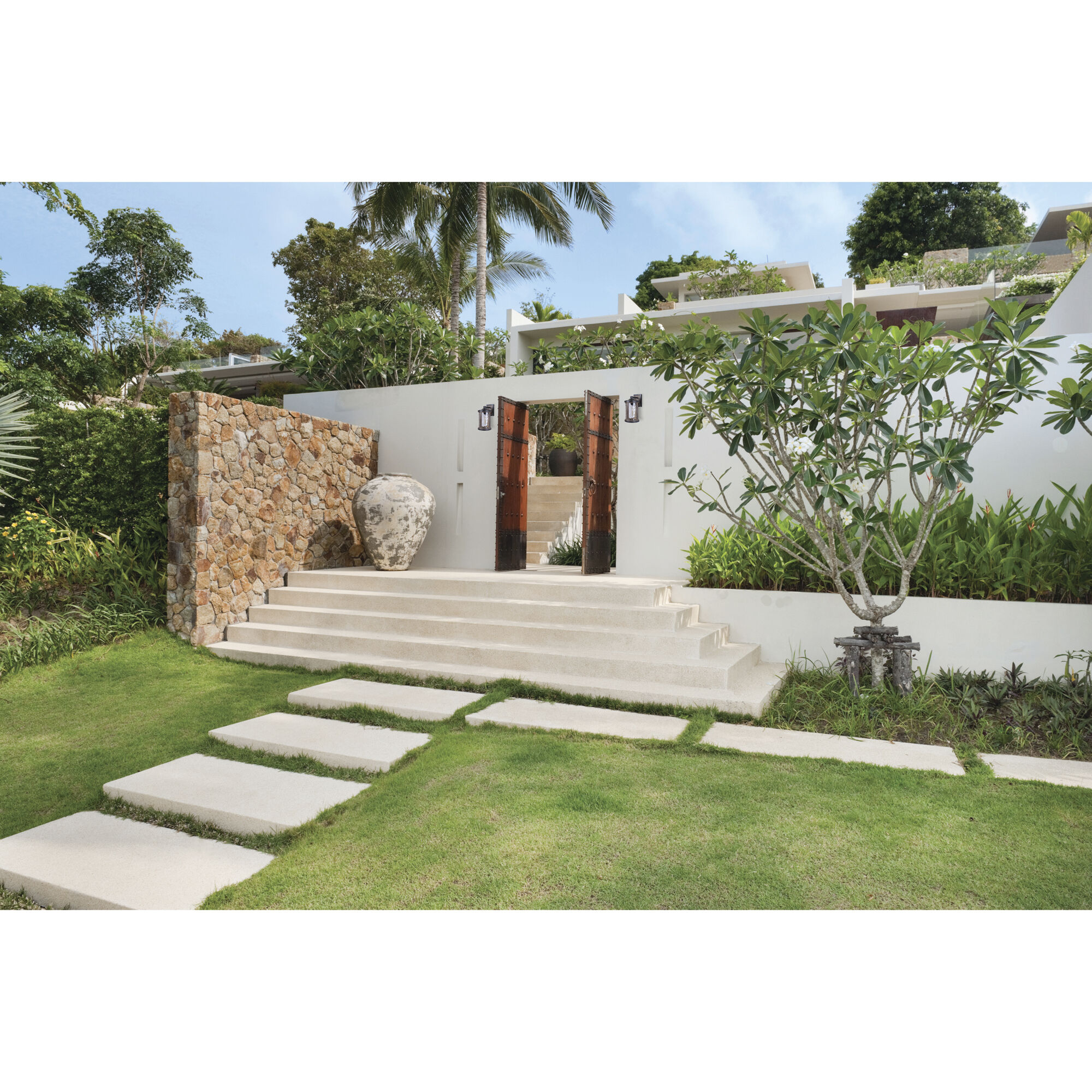 Madera 1 Light 9.06 inch Brushed Aluminum Outdoor Pendant, Large