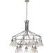 State House 15 Light 42.13 inch Polished Nickel Chandelier Ceiling Light