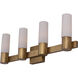 Contessa 4 Light 28.75 inch Natural Aged Brass Bath Vanity Wall Light