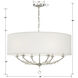 Mirage 6 Light 30 inch Polished Nickel Chandelier Ceiling Light