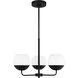 Alvin 5 Light 26 inch Brushed Nickel Chandelier Ceiling Light