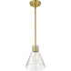 Gianna 8 inch Vintage Brass Pendant Ceiling Light