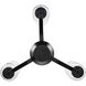 Mod Pod 3 Light 20.5 inch Black Chandelier Ceiling Light