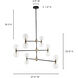 Centauri LED 37 inch Brown Pendant Lamp Ceiling Light