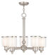 Middlebush 5 Light 25 inch Brushed Nickel Chandelier Ceiling Light