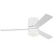 Era 52 Hugger LED 52 inch Matte White Indoor/Outdoor Ceiling Fan
