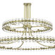 Clover 24 Light 39.25 inch Aged Brass Chandelier Ceiling Light