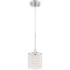 Taylor 1 Light 5 inch Chrome Pendant Ceiling Light