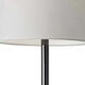 Bella 74 inch 100.00 watt Black Nickel Floor Lamp Portable Light