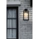 Zora 1 Light 24 inch Black Outdoor Wall Sconce