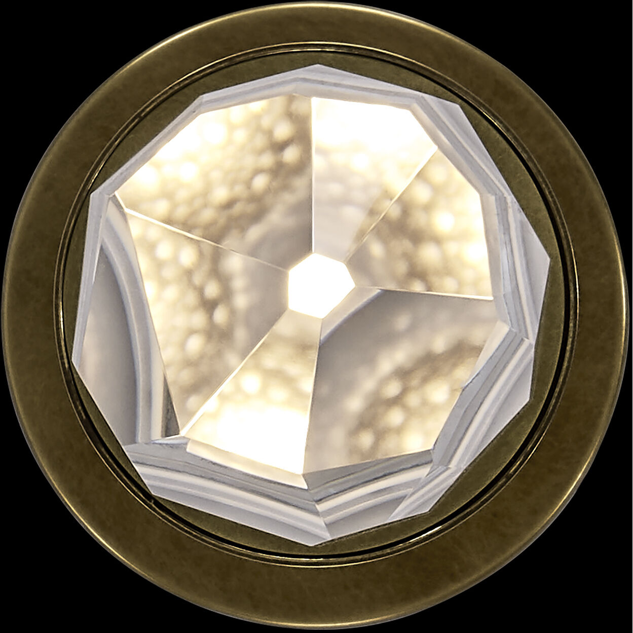 Ore LED 5 inch True Brass Wall Sconce Wall Light