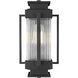 Harlan 1 Light 14 inch Black Outdoor Wall Sconce